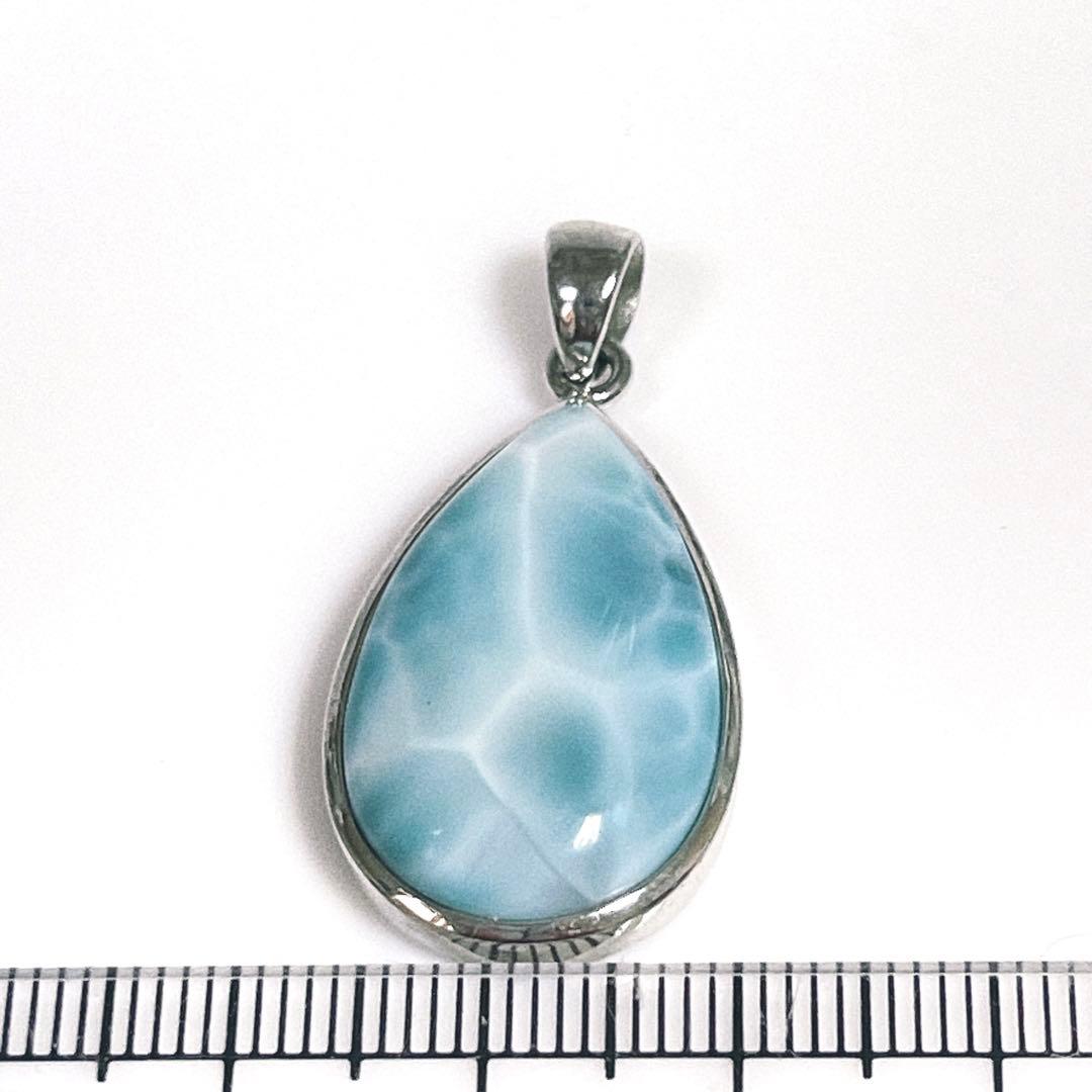 ラリマーペンダントブラックスピネルネックレスNO25-1786