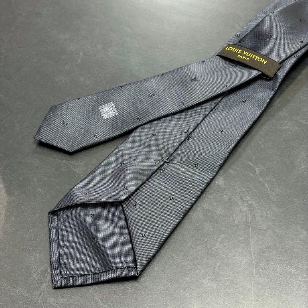 コ7/LOUIS VUITTON/ルイヴィトン/ネクタイ/ダークグレー/ネクタイ