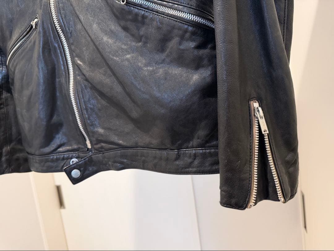 ヒステリックグラマーhysteric grammarライダースジャケットブラック