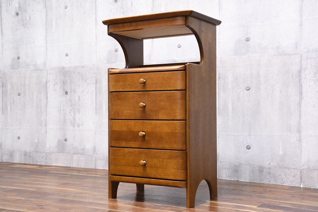 ECK86 マルニ木工 サイドキャビネット 電話台 飾り台 サイドチェスト