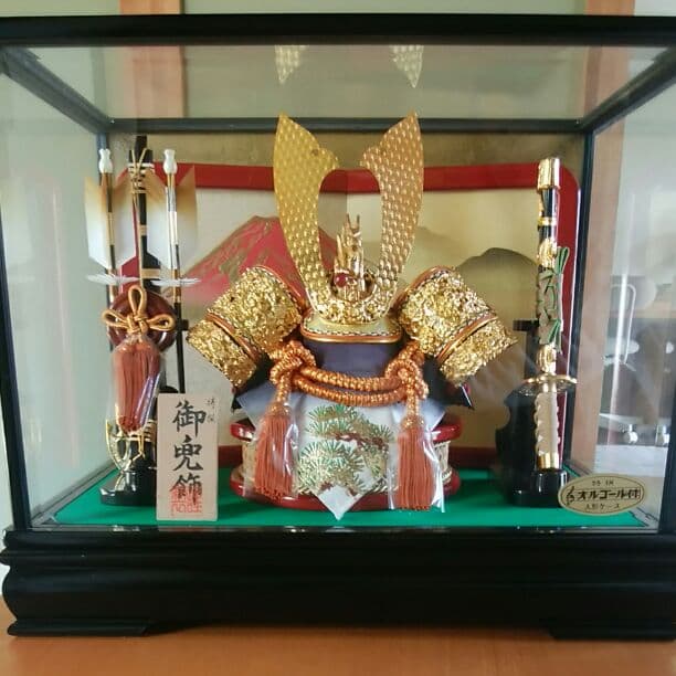 五月人形 ♡兜飾り  オルゴール付き♪