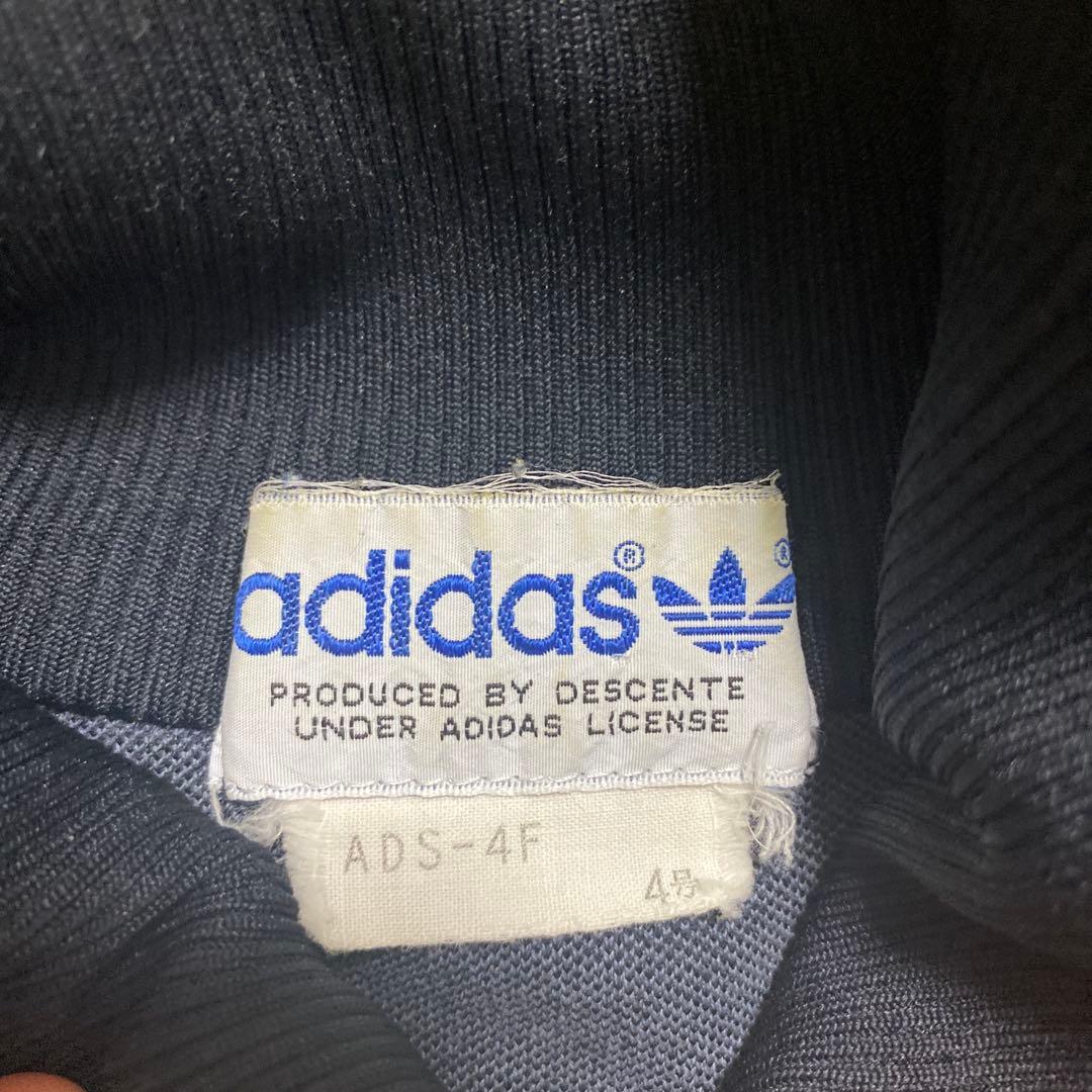 【美品】70s-80s adidas デサント トラックジャケット 4号
