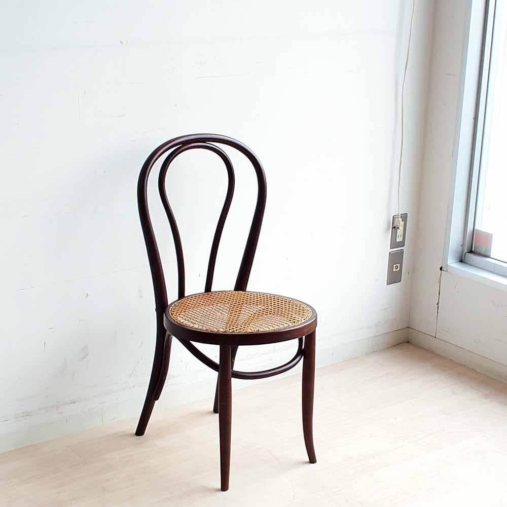 70s 80s 秋田木工 ラタン ベントウッドチェア A ZR24302