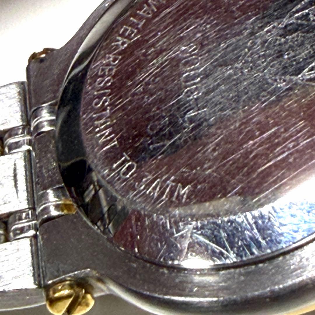 稼働品★GUCCIグッチ腕時計 アイボリー デイト QZ 9000L 2ERY