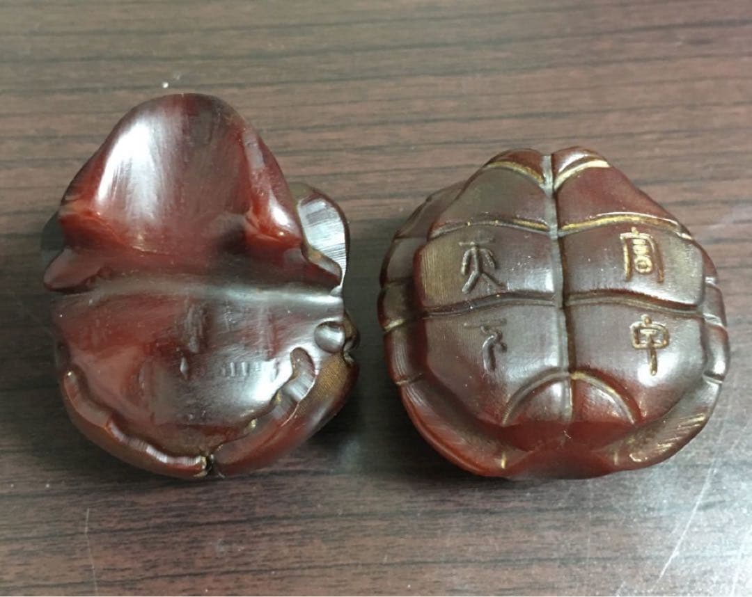 新品　チベットヤクの骨製　雕刻 置物 超希少　2個セット格安出品　送料無料