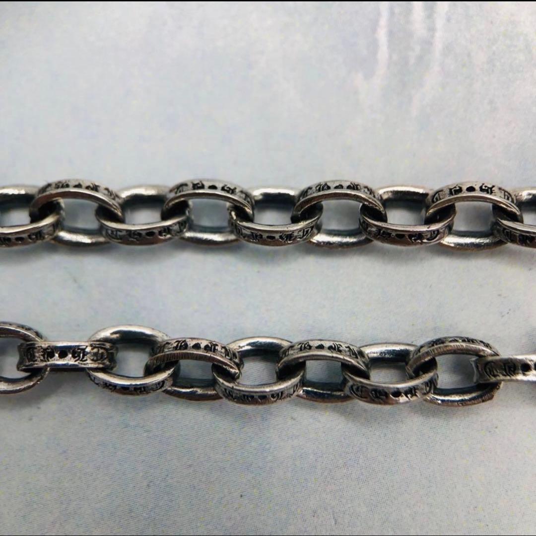 シルバー925 ペーパーチェーン　ネックレス　55cm 新品　5-5　4749