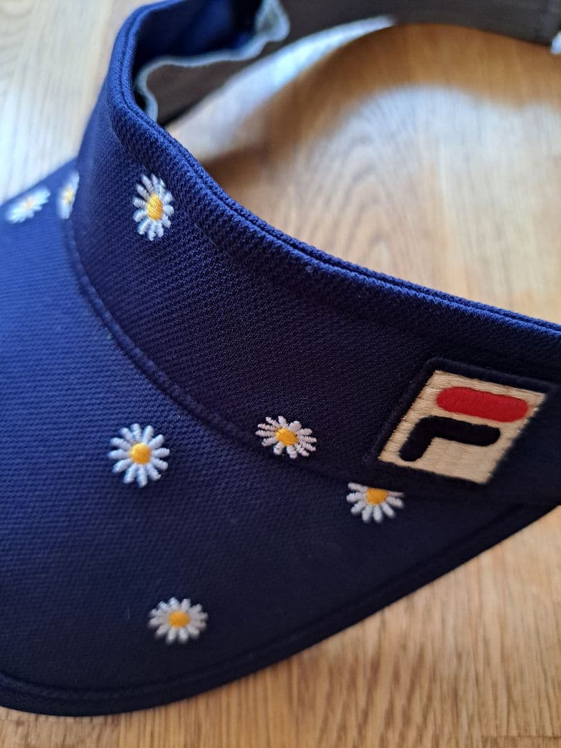 ☆美品☆FILAフィラ テニスウェア M ワンピース/ サンバイザー