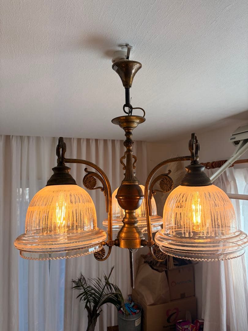 ヤマギワ　yamagiwa アンティーク　照明　レトロ　シャンデリア