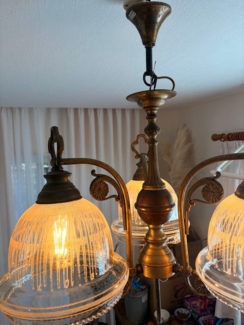 ヤマギワ　yamagiwa アンティーク　照明　レトロ　シャンデリア