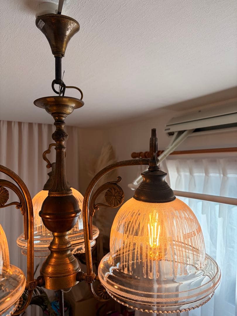 ヤマギワ　yamagiwa アンティーク　照明　レトロ　シャンデリア