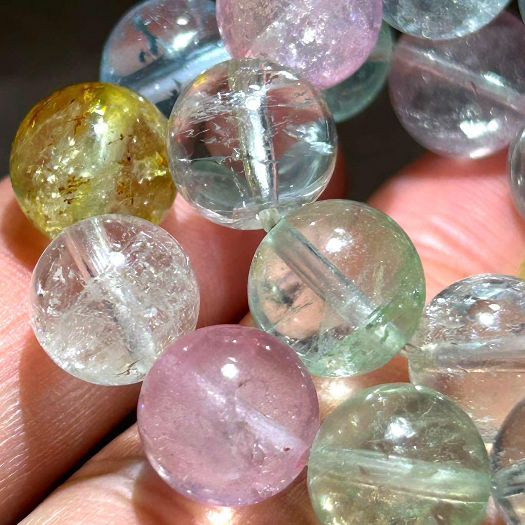 ☆別格高級品！ミックス　トパーズ　ブレス　福財龍王宝珠③