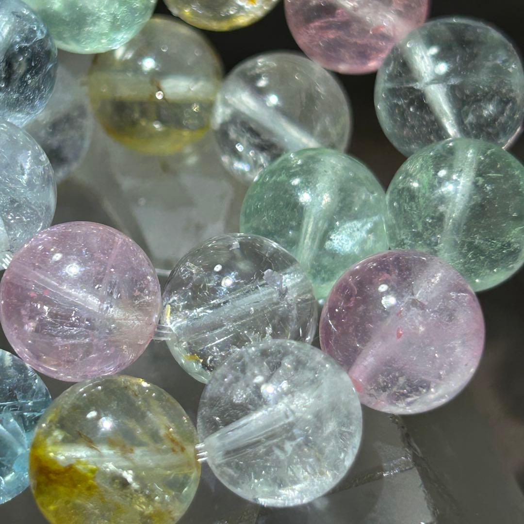 ☆別格高級品！ミックス　トパーズ　ブレス　福財龍王宝珠③