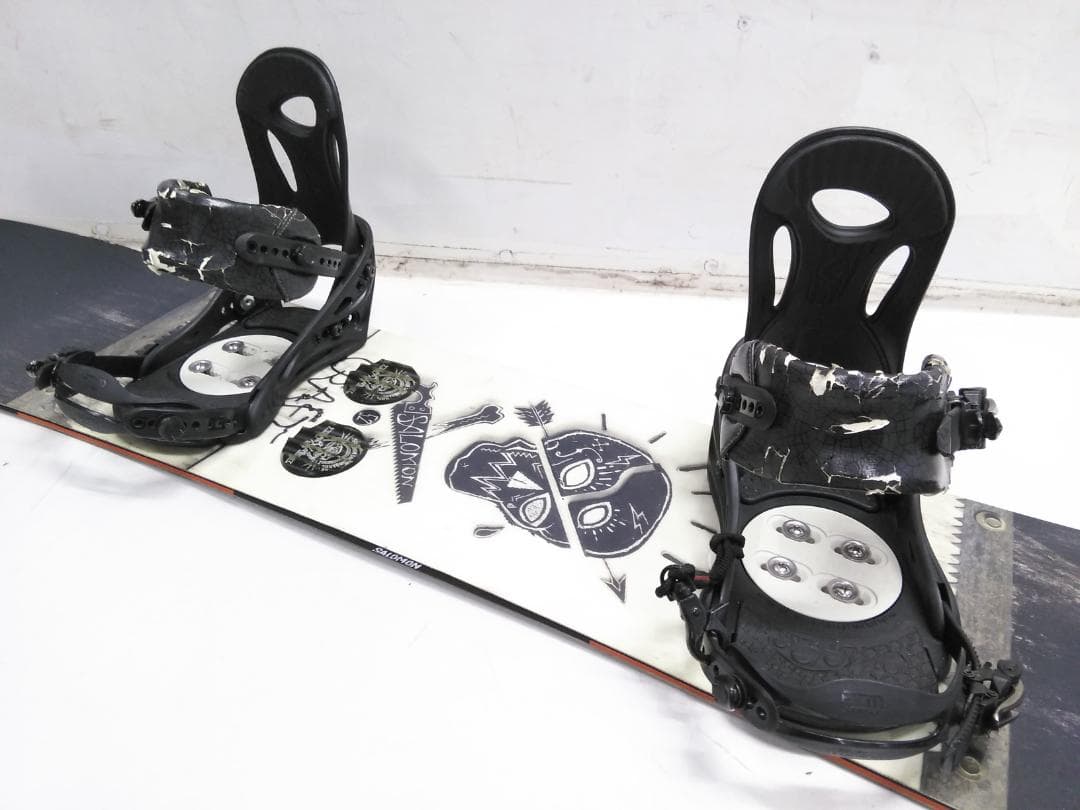 サロモン CRAFT152 FLUX PR MLサイズ スノーボード3点セット