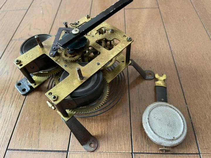 【SEIKOSHA★電波時計】アンティーク 掛け時計 丸形：精工舎