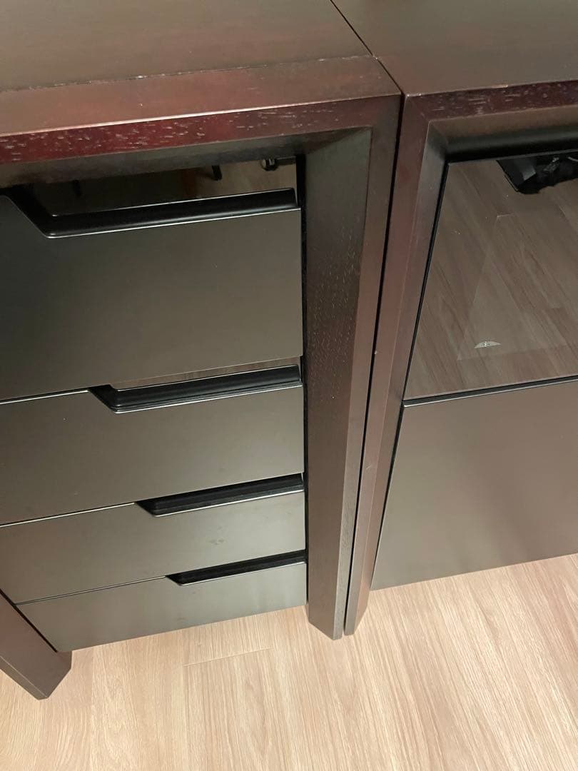 サイドチェスト 4段引出し クラスティーナ② （単品購入不可①②セット購入）