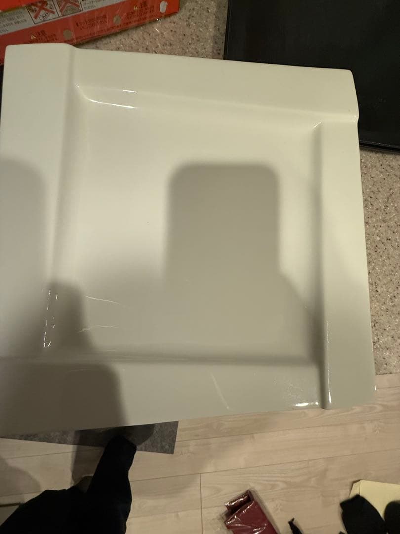 ホワイト スクエア皿 5枚セット セラミック