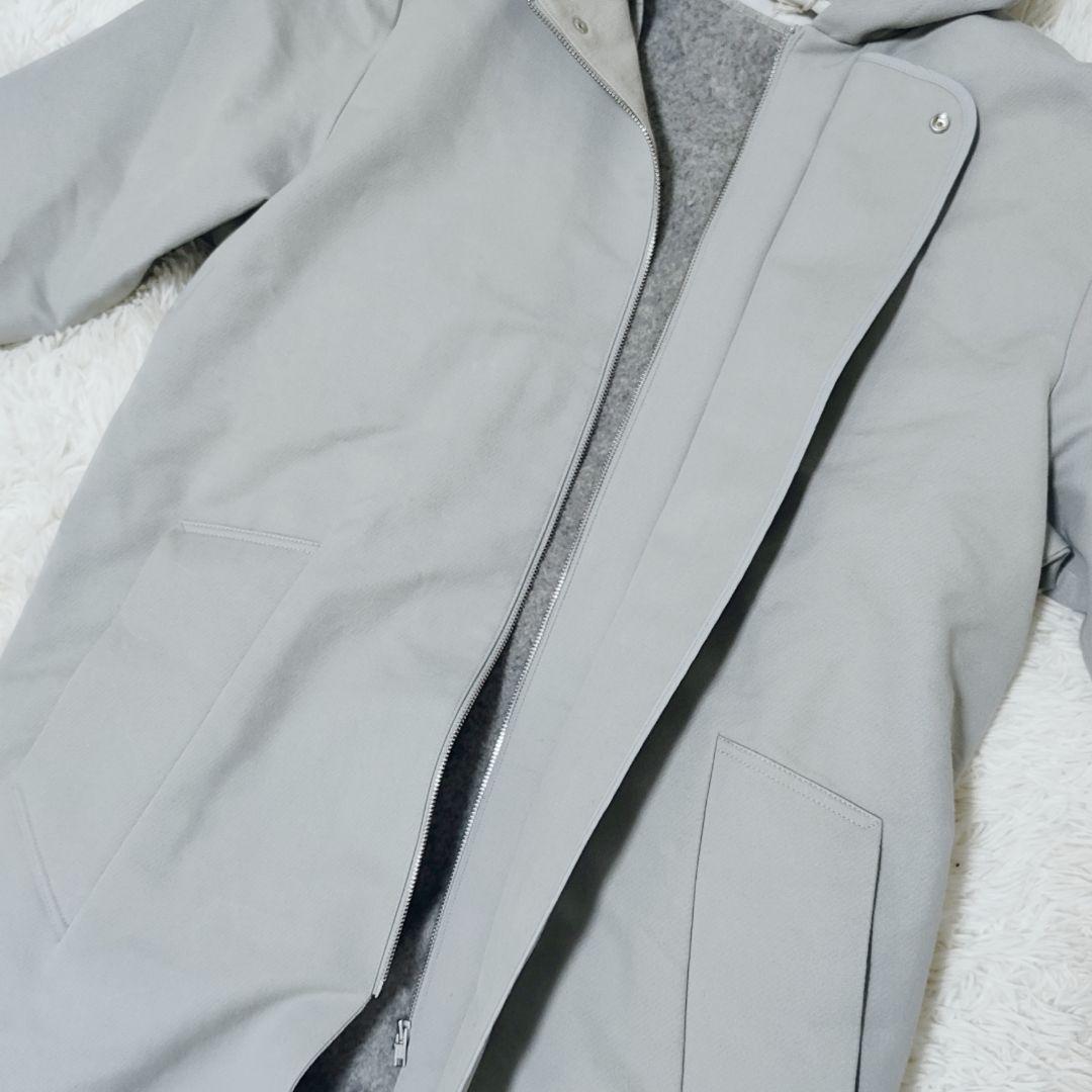 新品タグ付 seya. hooded coat ライナー付 Blue Gray