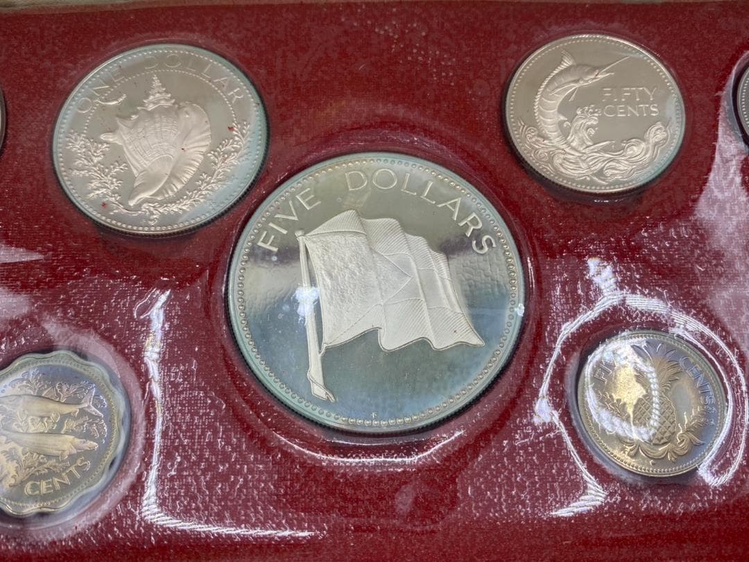 バハマ連邦 公式プルーフセット 1974年版