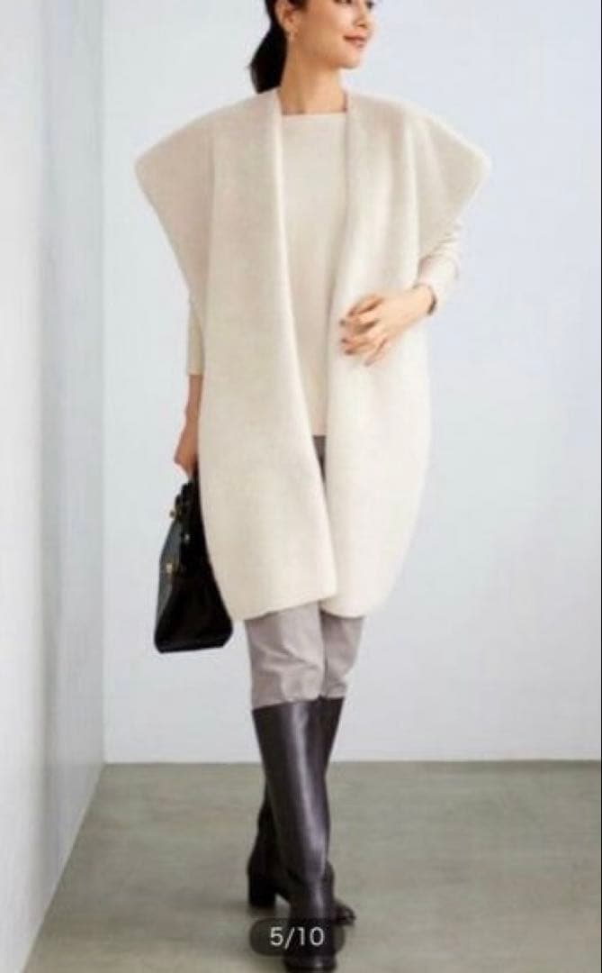 自由区 エコミンクフード付き ストール ¥23,980