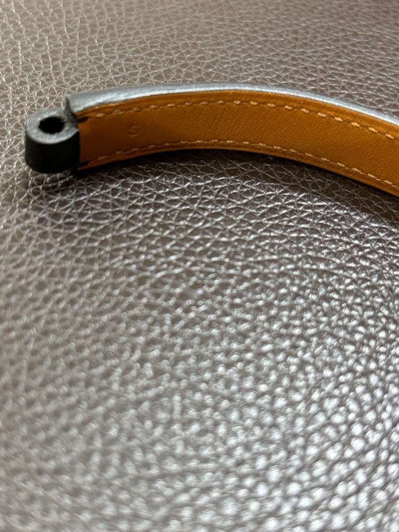 未使用 エルメス HERMES リヴァル ドゥブルトゥール 2連 レザー