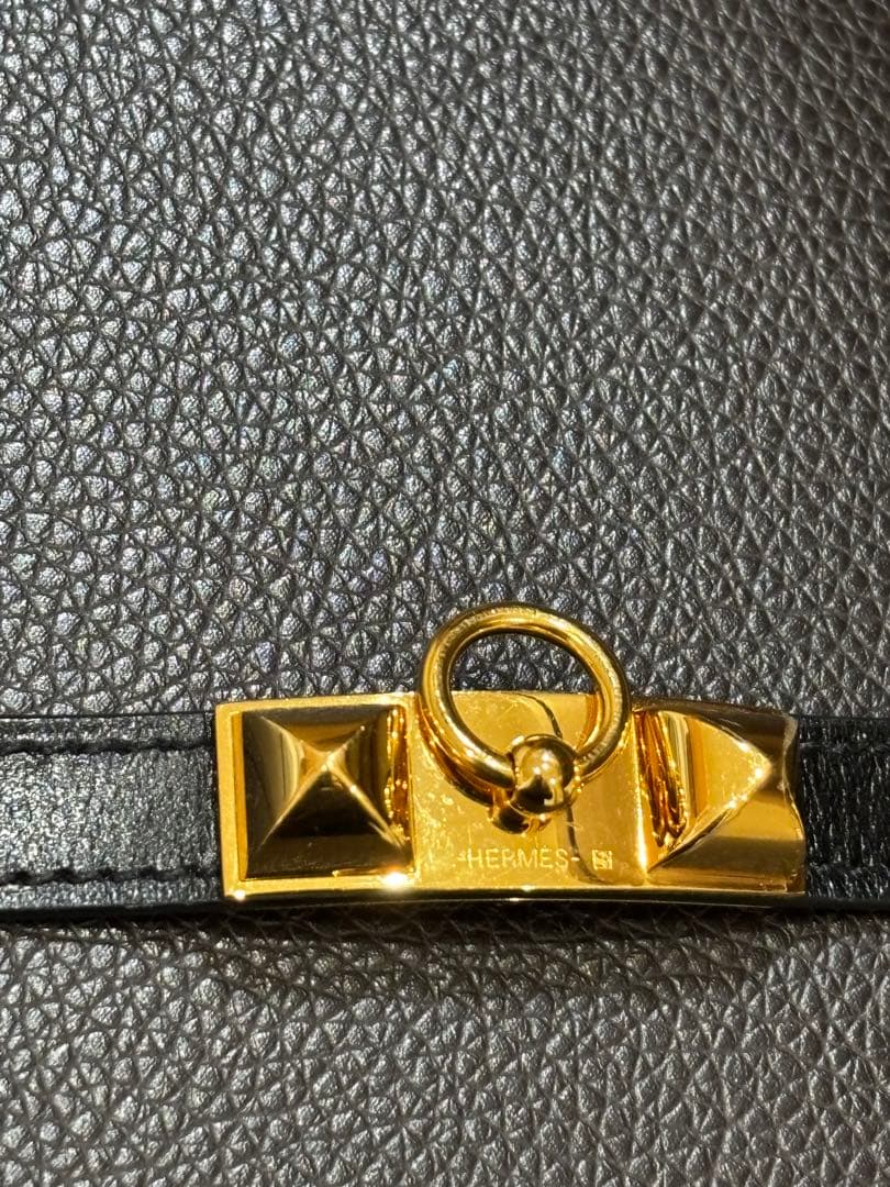 未使用 エルメス HERMES リヴァル ドゥブルトゥール 2連 レザー