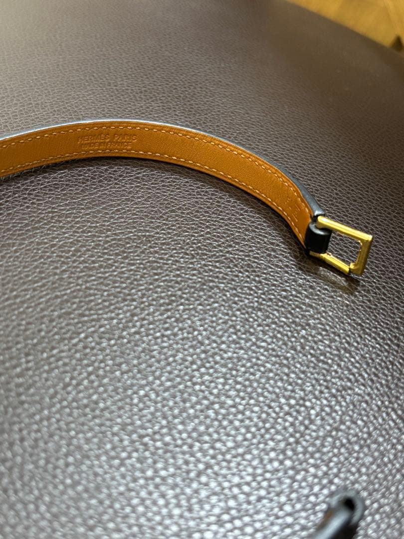 未使用 エルメス HERMES リヴァル ドゥブルトゥール 2連 レザー