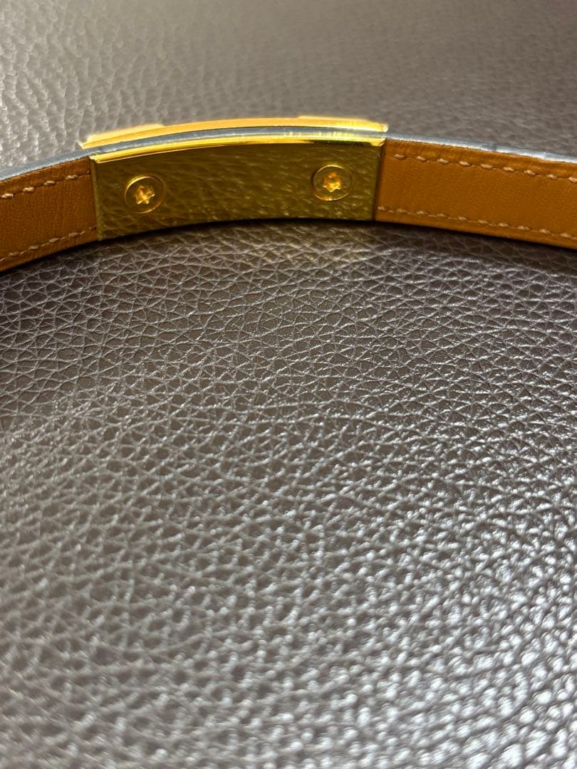 未使用 エルメス HERMES リヴァル ドゥブルトゥール 2連 レザー