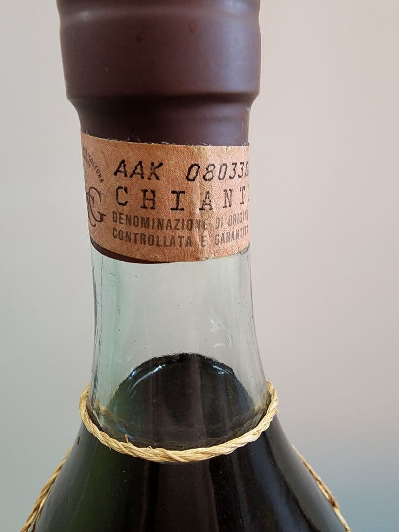 Chianti ワイン　古酒1989 ビンテージ