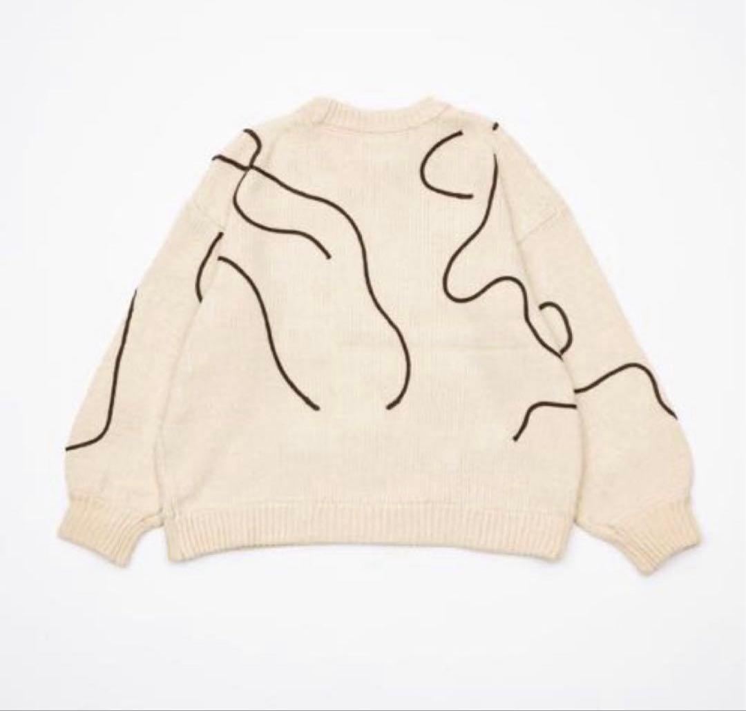 OLUN ニュアンステープラインニット