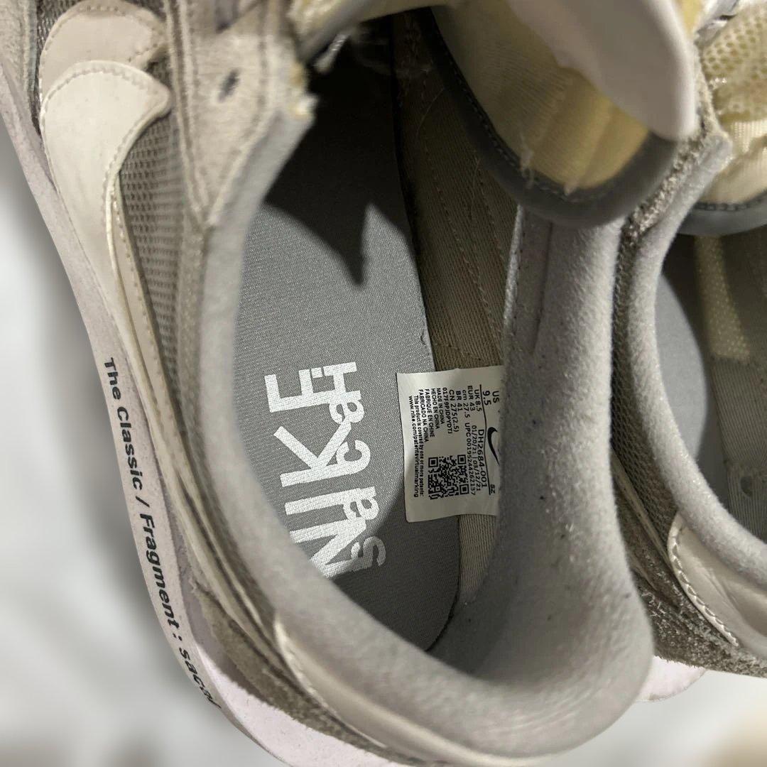 た*す様 NIKE×SACAI×Fragment LD ワッフル　27.5センチ