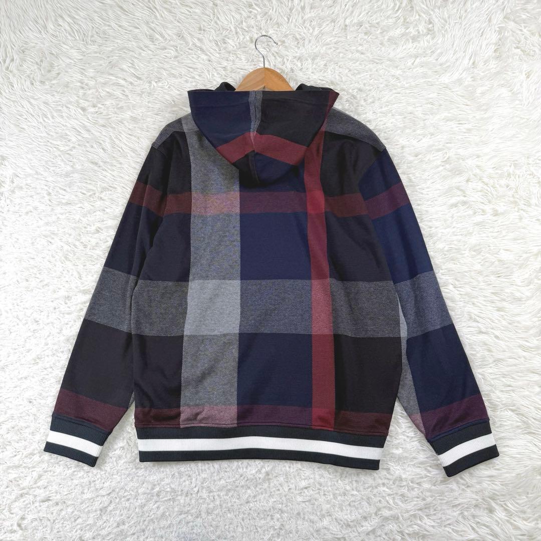 美品✨ ブラックレーベルクレストブリッジ パーカー CBチェック Lサイズ