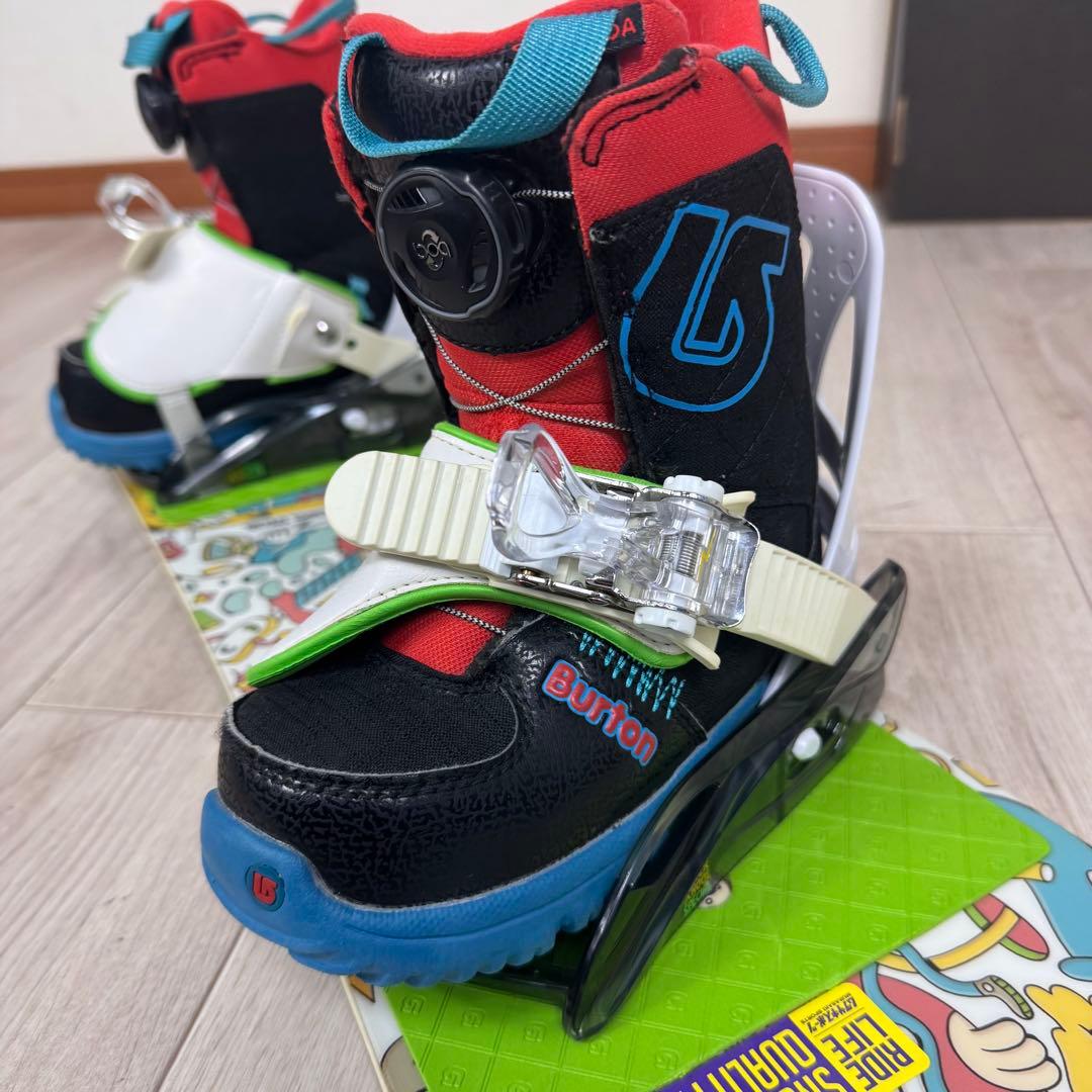 専用BURTON スノーボード キッズ三点セット 90cm ブーツ18.5cm