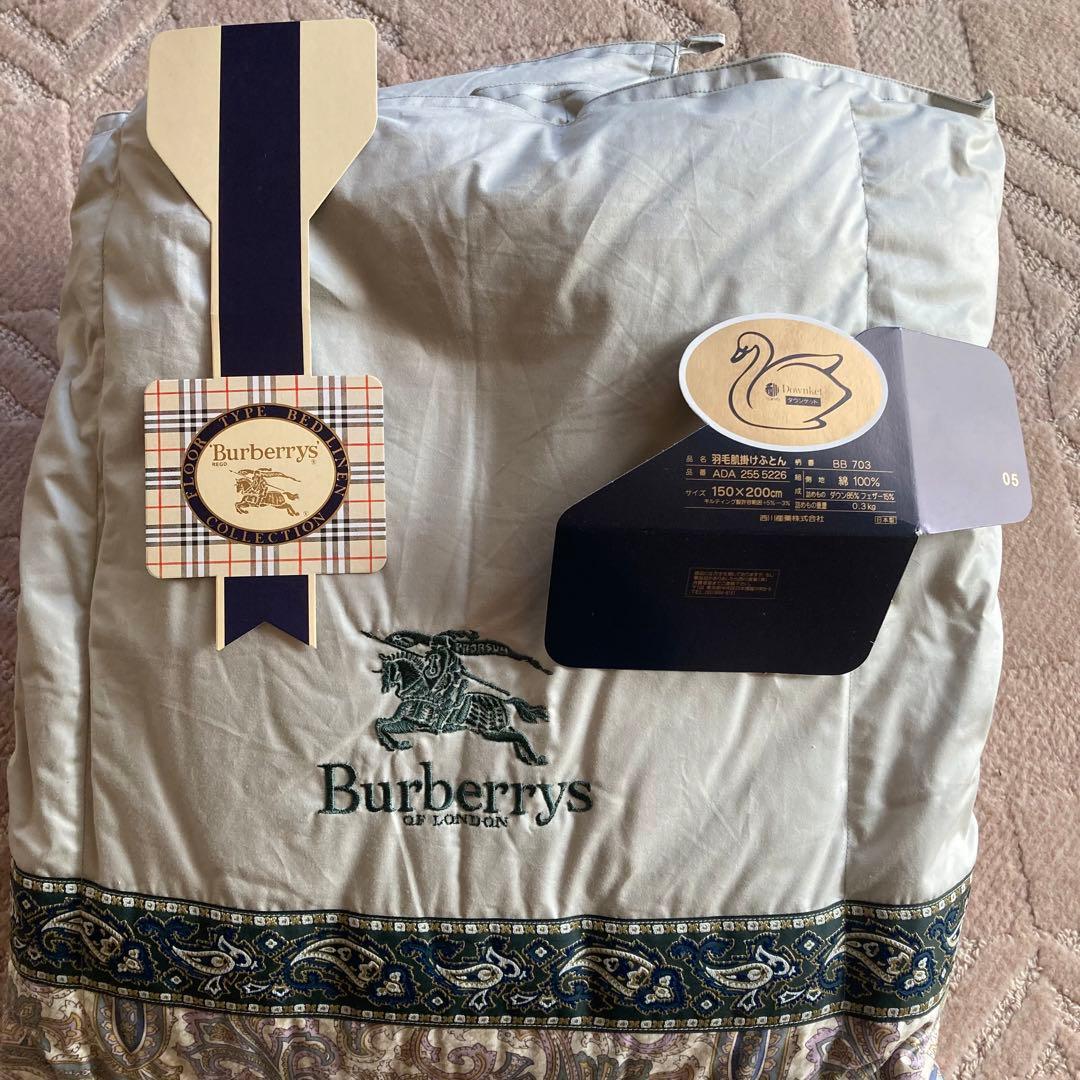 Burberrys ペイズリー柄 ダウン掛け布団 150x200cm