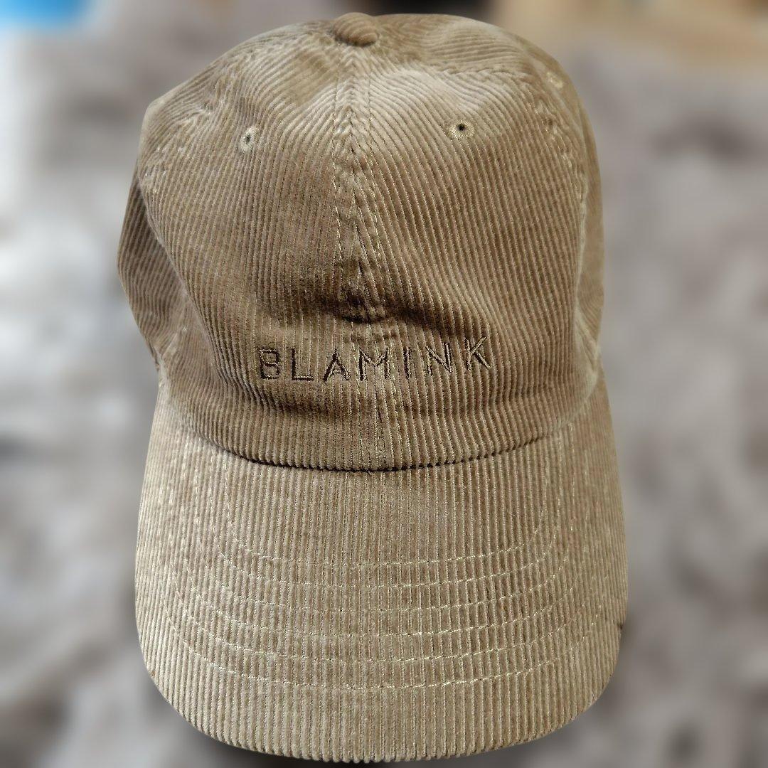 BLAMINK ブラミンク コーデュロイロゴキャップ
