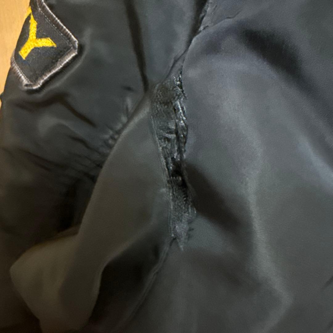 USA製 90s アルファインダストリーズ MA-1 L リバーシブル ブラック