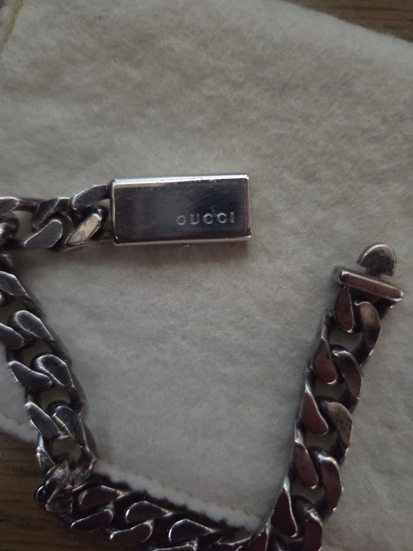 GUCCI シルバーブレスレット 約18cm