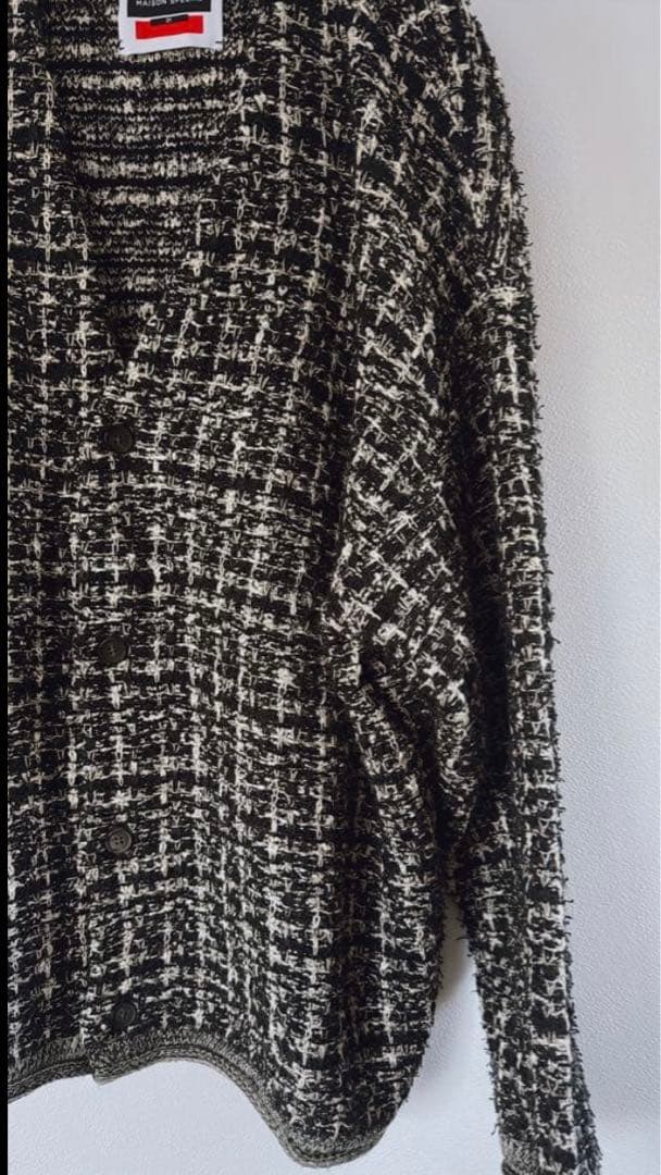美品 メゾンスペシャル TWEEDY Vネックニットカーディガン