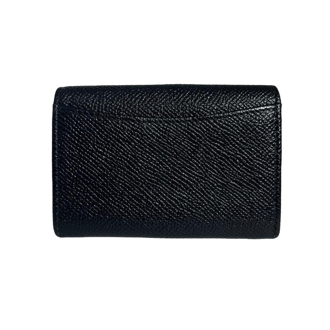 未使用級✨ブルガリ ケース ミニ財布 ロゴクリップ レザー ブラック 黒