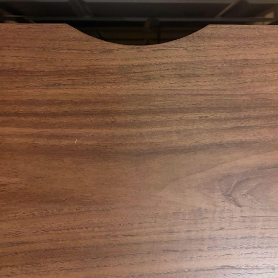 キャビネット コード穴有り ブラウン 幅60 木製 チェスト 引き出し