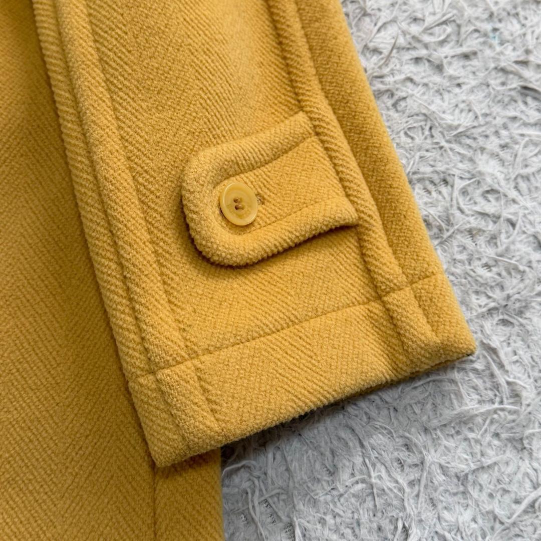 17091✨BURBERRYS ヘリンボーン ノバチェック ダッフルコート 黄
