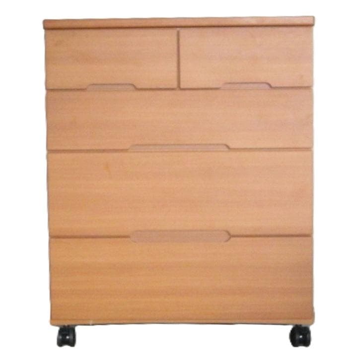 キャスター付き4段チェスト 　別注　ストッパー付