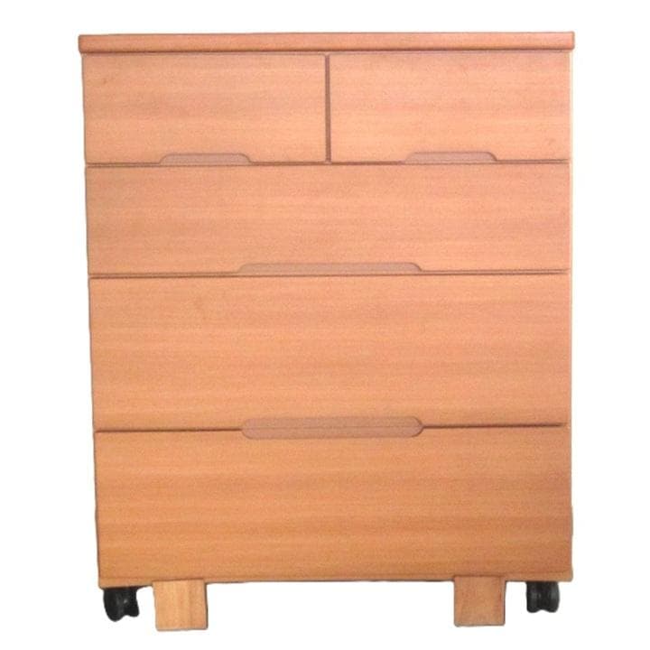 キャスター付き4段チェスト 　別注　ストッパー付