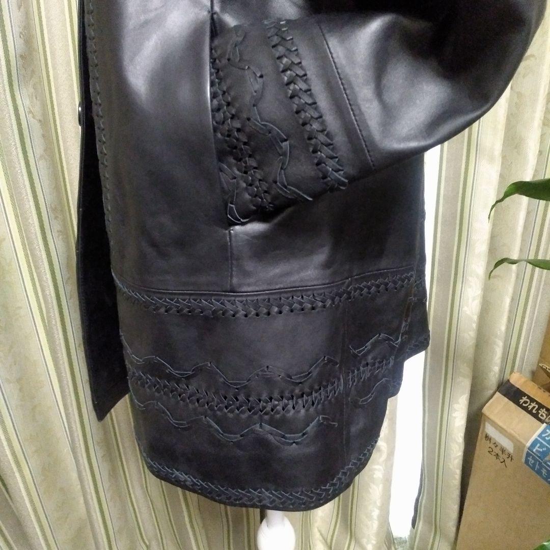 DANA PARIS(株)リマージュライカ装飾ステッチラムレザージャケット