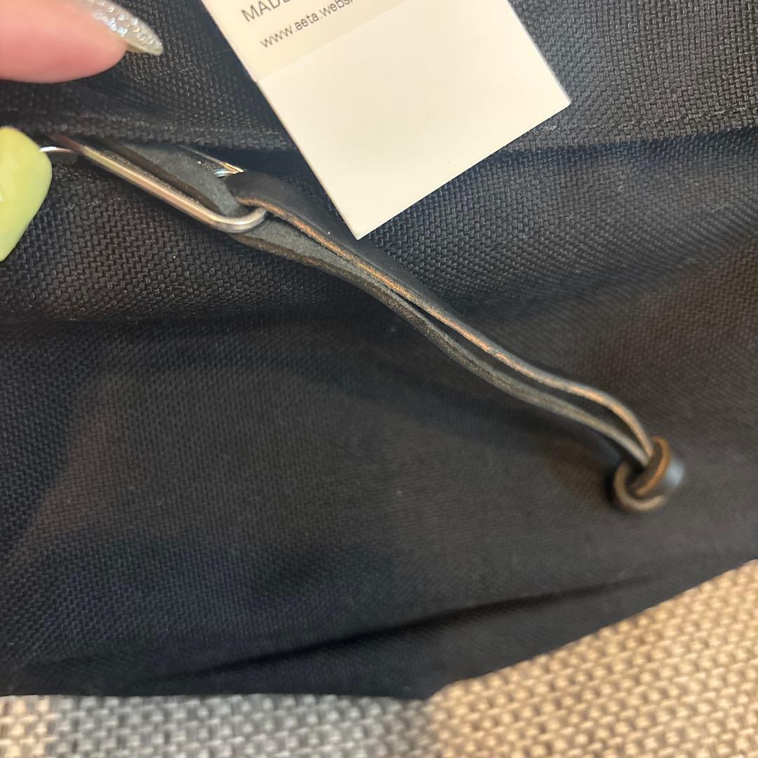 もずく【新品】Aeta アエタ ナイロン ウエストバッグ S