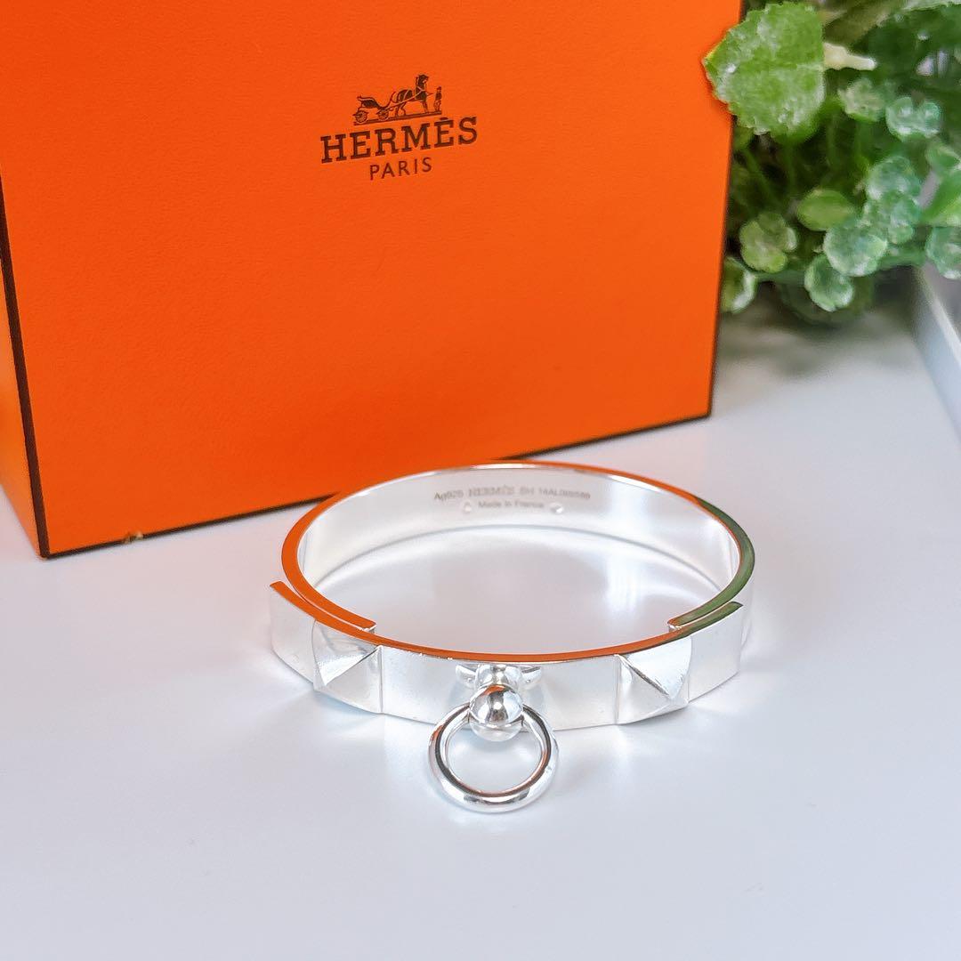 エルメス　コリエドシアン PM ブレスレット シルバー