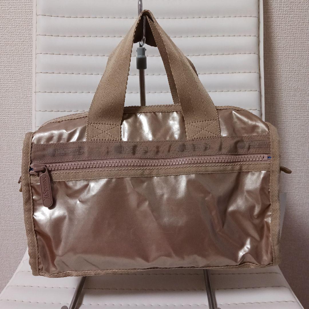 1743　レスポートサック　ひとりっぷ　ボストンバッグ　ゴールド　タグ付未使用