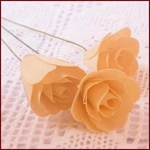 アートフラワー ホワイト バラ