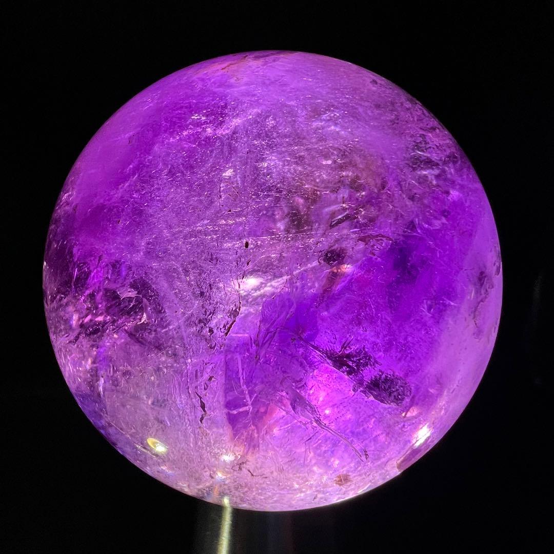 ✳️超希少 大玉✨混合パワースフィア✨レインボー アメトリン 丸玉 天然石 原石