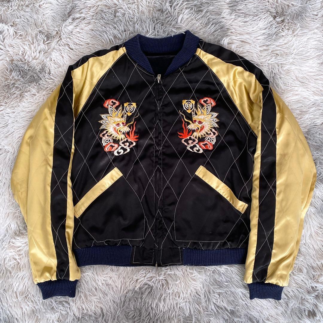 【名作】テーラー東洋 スカジャン M品番 別珍　蛇髑髏