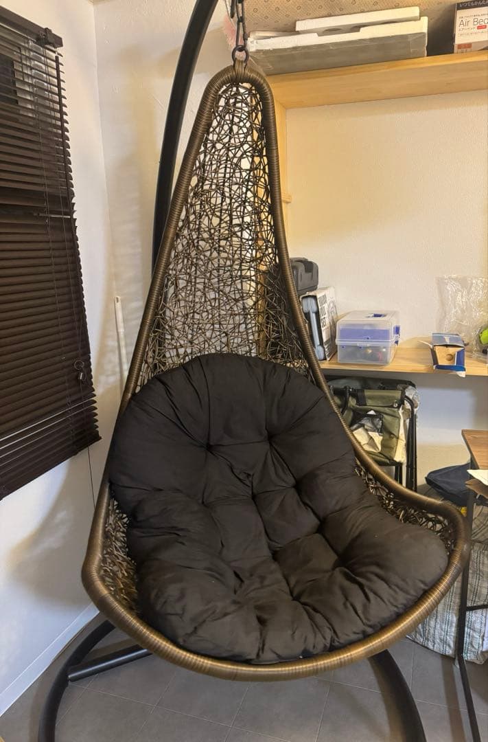 ラタン風　ハンギングチェア　名古屋市内　お届け可能